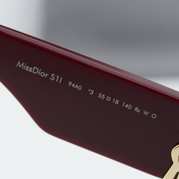 Dior MISSDIOR S1I 94A0 Square Sunglasses - Red/Grey main image 12